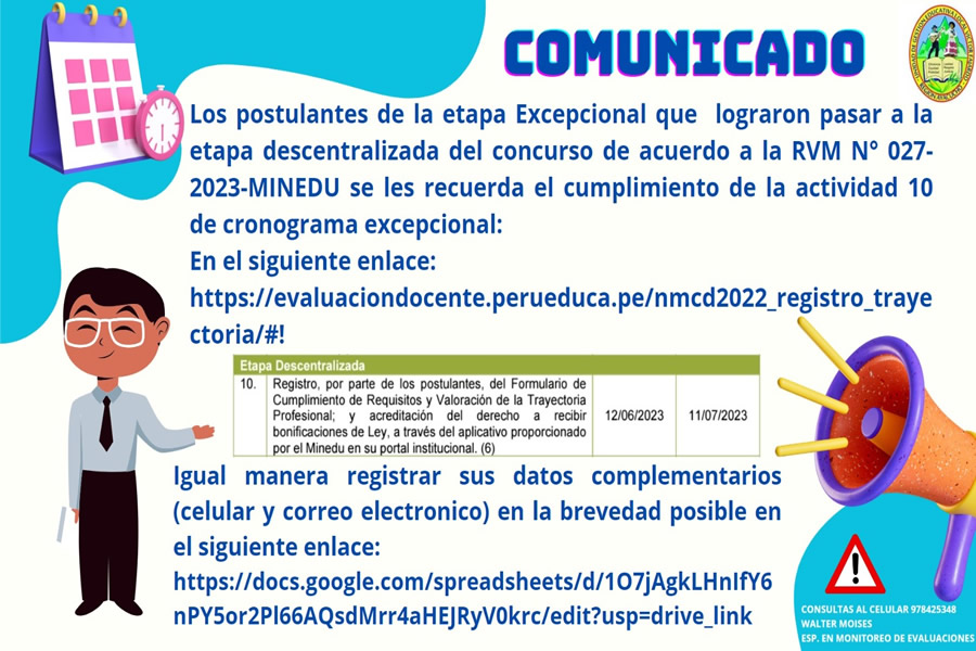 COMUNICADO CARR PUB MAGIS