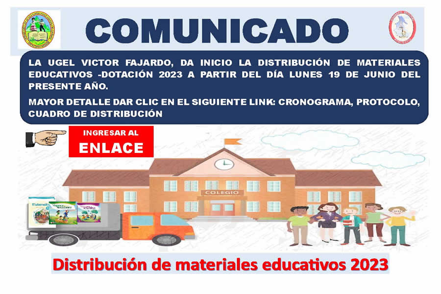 COMUNICADO DISTRI MATERIALES