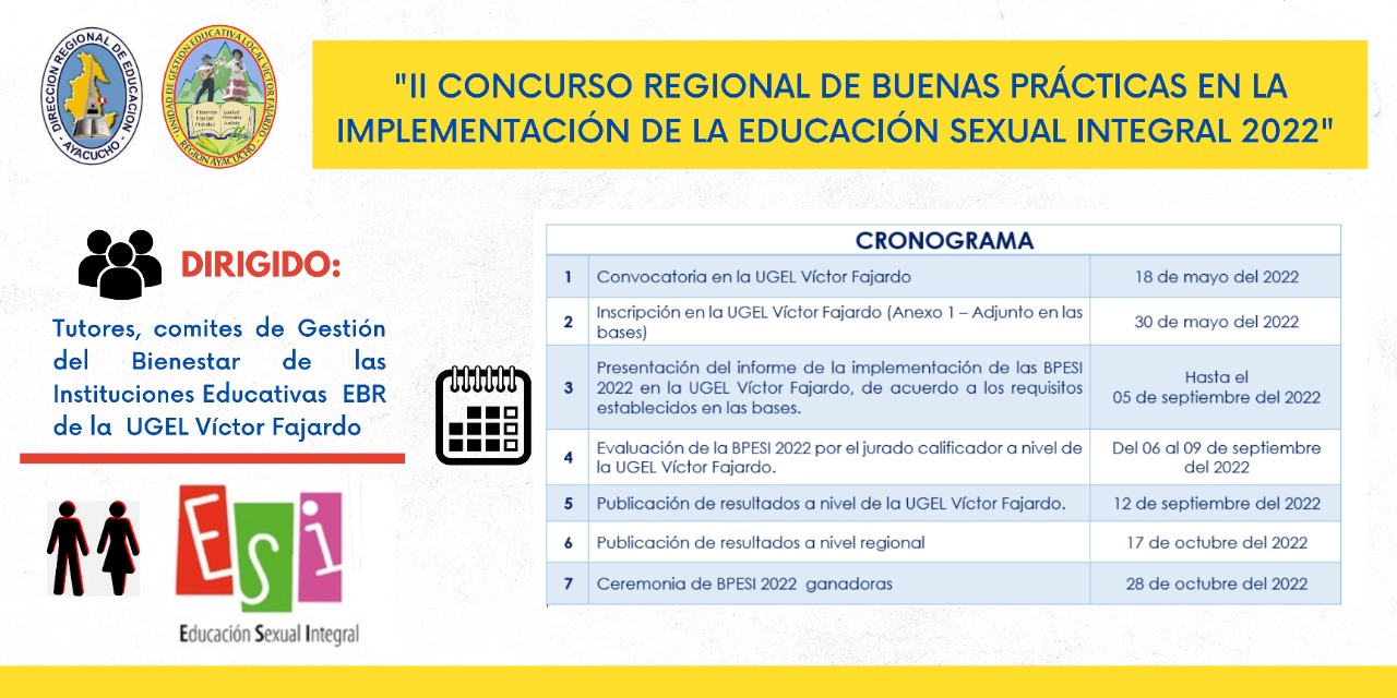 II CONCURSO REGIONAL DE BUENAS PRACTICAS