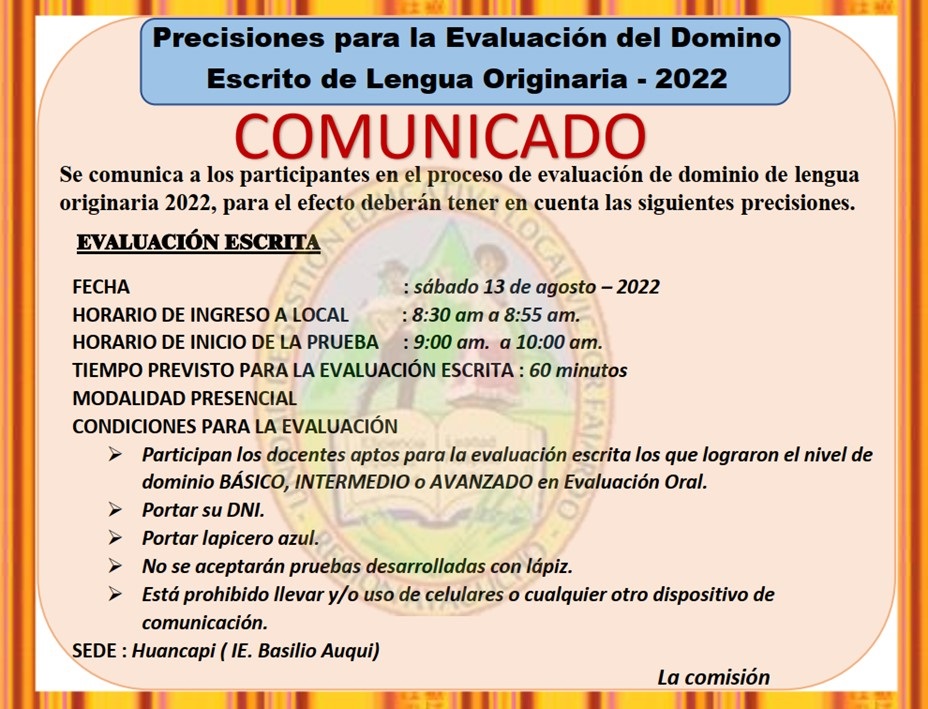 comunicado lo