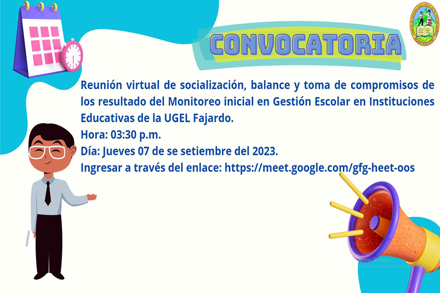 convocatoria balance gestion resultados