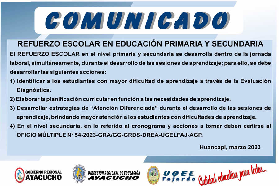 refuerzo escolar educ prim secun